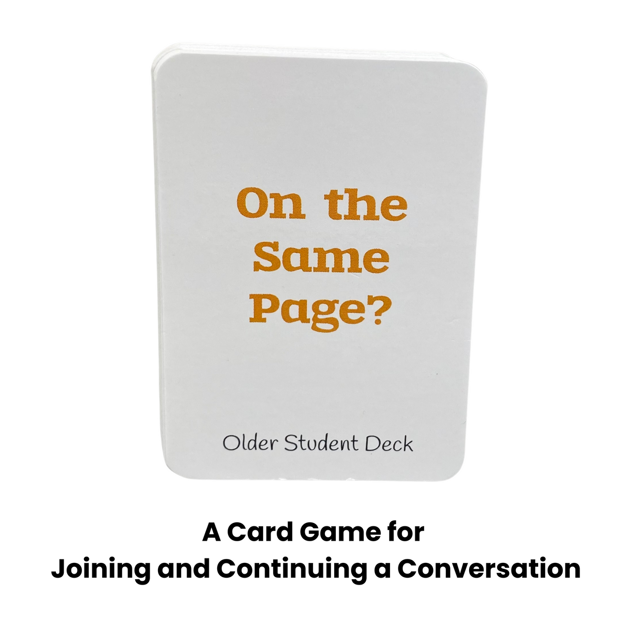 On the Same Page Card Game