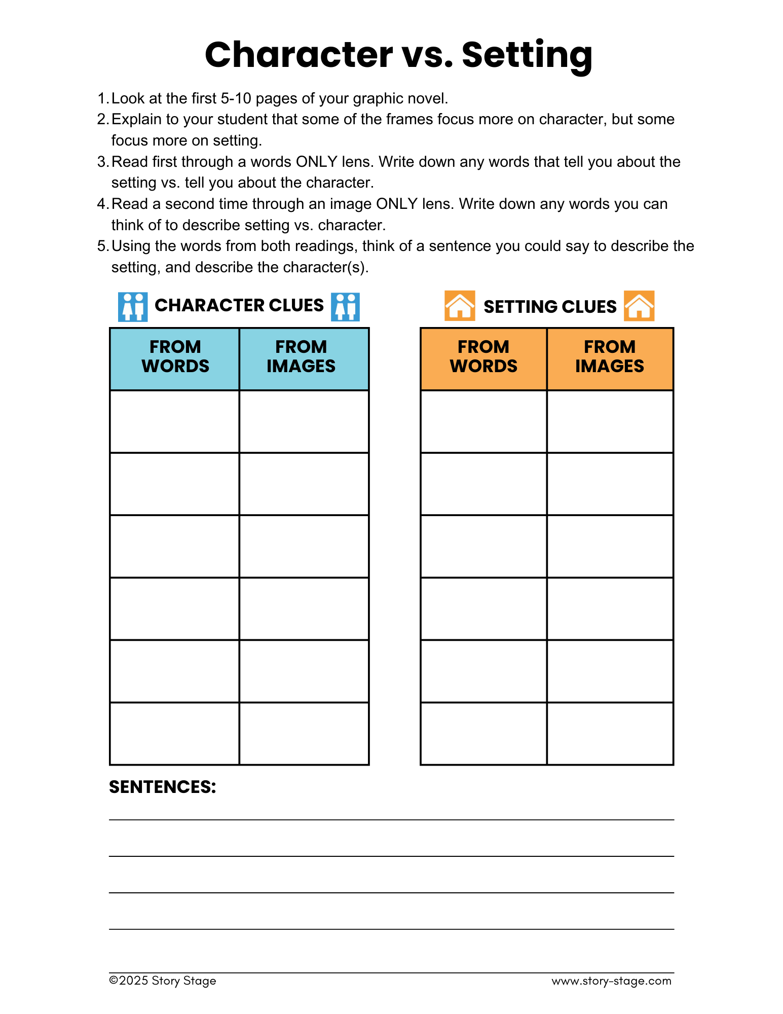 Graphic Novels: Character vs. Setting – Story Stage
