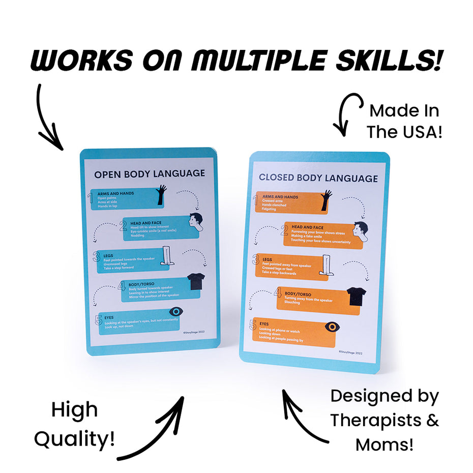 Body Language Cue Cards – Story Stage