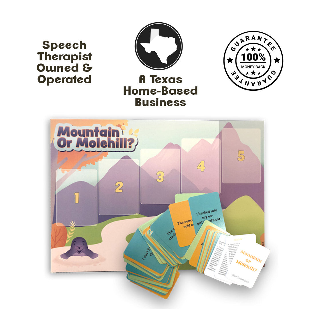 Thanksgiving Edition Mountain or  Molehill: a problems + emotional reactions game